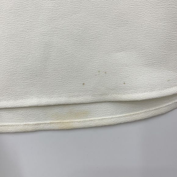 Lilly Pulitzer 0 Resort White Dallas Tunic Top Gold Embroidery Bead - Picture 11 of 12